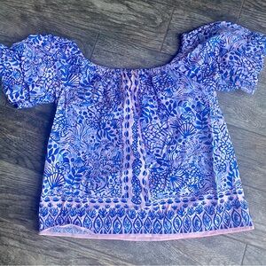 NWT Lilly Pulitzer Frankee Off-The-Shoulder Top size XL